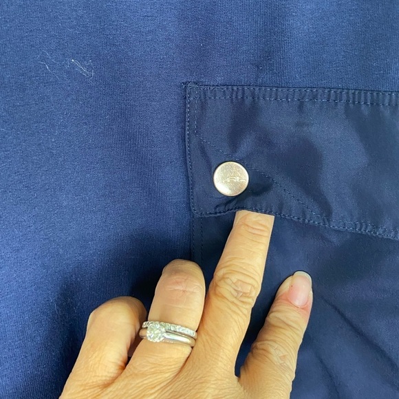 Lauren Ralph Lauren Women’s Joggers Cargo Pants Size PM Petite Downstring Blue - Picture 6 of 11